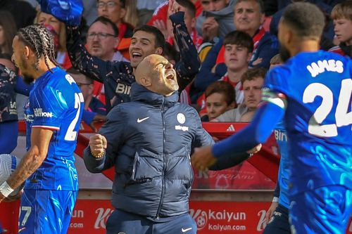 Enzo Maresca, la finalul partidei dintre Forest și Chelsea // foto: Imago