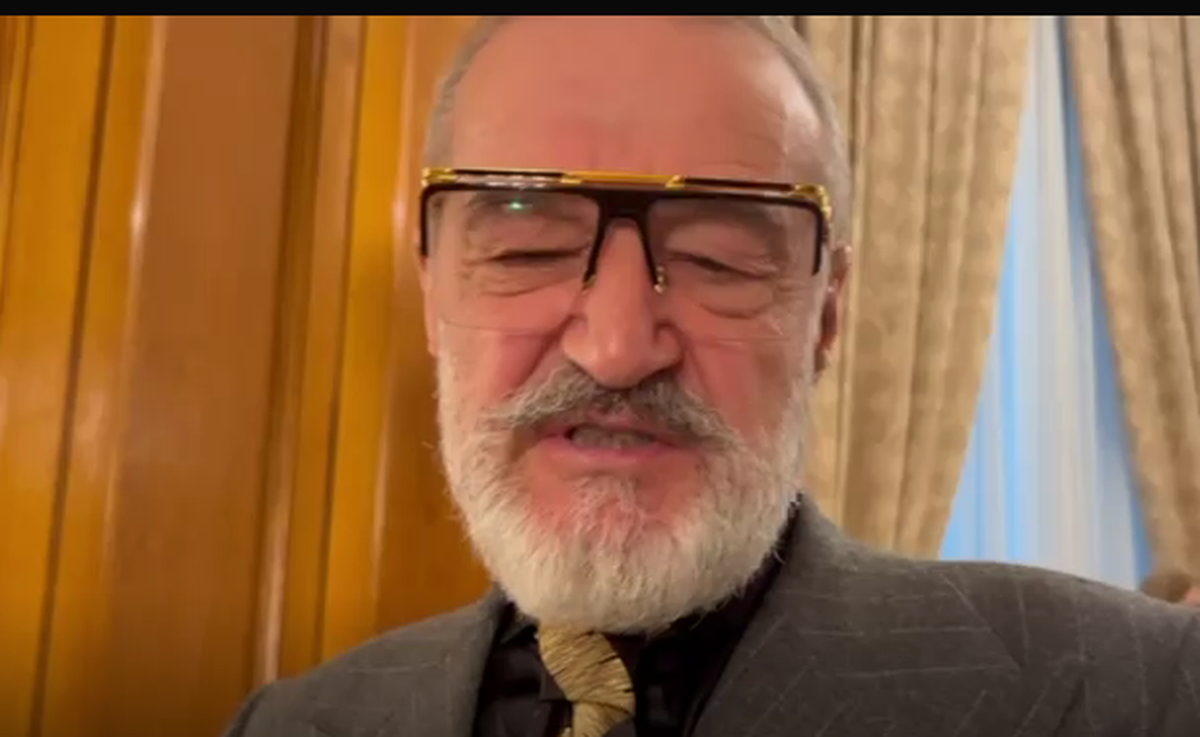 Gigi Becali, prezent la ceremonia de învestire a lui Nicușor Dan