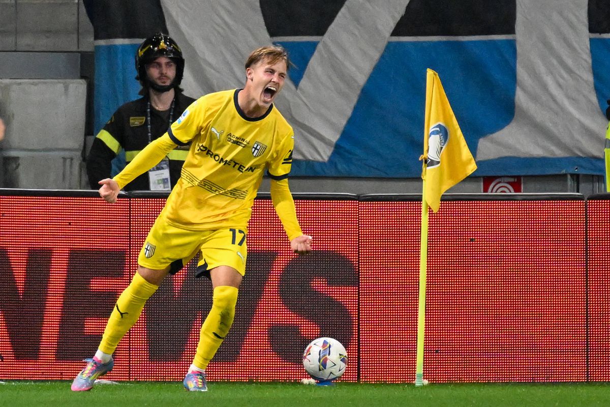 Imagini de la bucuria Parmei, după rămânerea în Serie A / foto: Imago