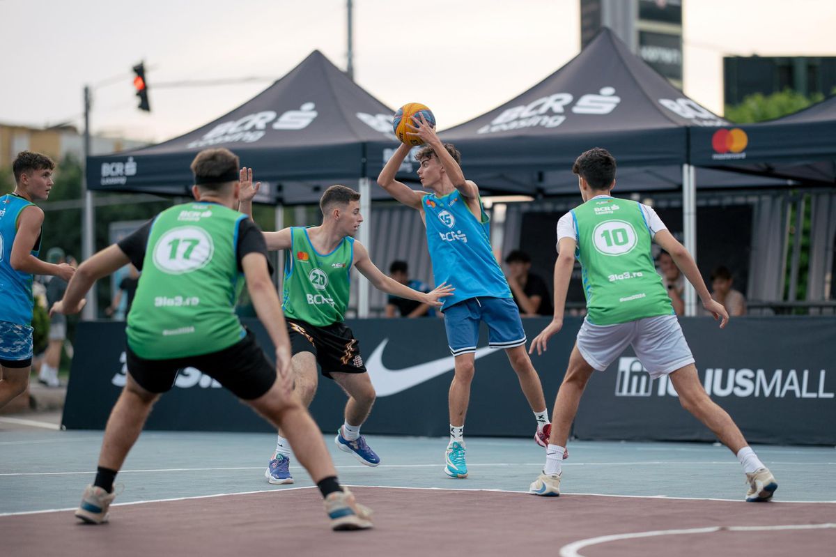 A plouat cu coșuri la Sport Arena Streetball Iași! Sute de participanți au făcut spectacol pe terenurile de baschet