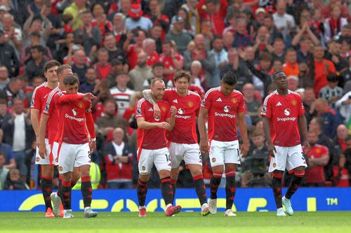 Christian Eriksen (centru) s-a temut de retrogradarea cu Manchester United. Foto: Getty Images