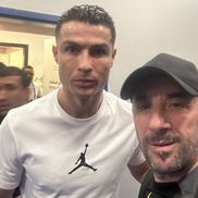 Ion Burchi, alături de Cristiano Ronaldo Foto: colecție personală