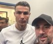 Ion Burchi, alături de Cristiano Ronaldo Foto: colecție personală