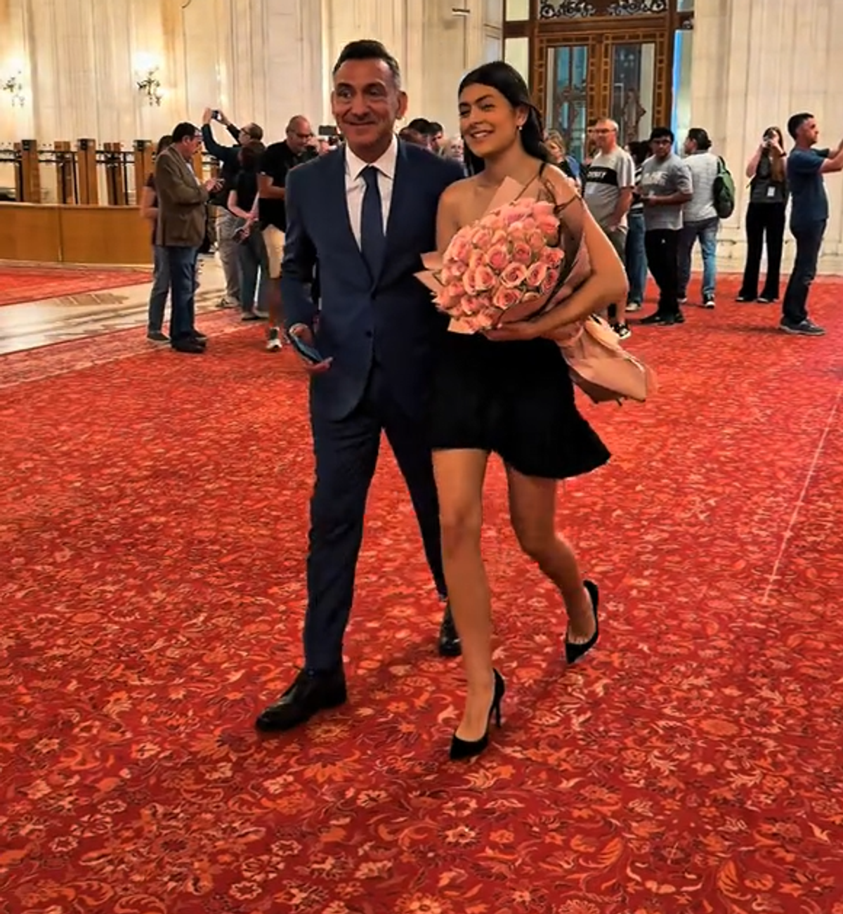 Ilie Dumitrescu i-a fost alături fiicei lui la ceremonia de absolvire a facultății: „Am trăit niște momente de nedescris”