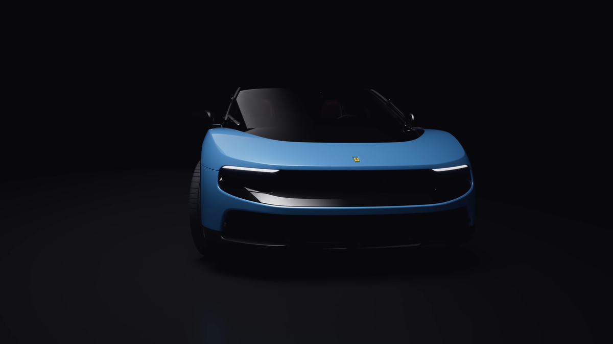 Noul Ferrari Luce, primul model full-electric din istoria mărcii italiene, a fost dezvăluit în prezența președintelui Italiei