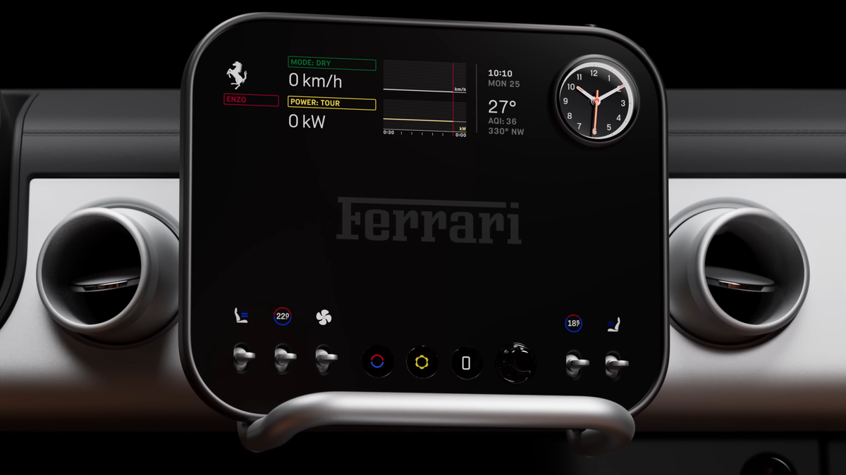 Ferrari, epic FAIL după lansarea primului supercar 100% electric: „Arată ca un telefon! Rămâneți la făcut pizza!” » Prăbușire brutală la Bursă
