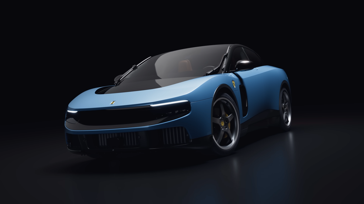 Noul Ferrari Luce, primul model full-electric din istoria mărcii italiene, a fost dezvăluit în prezența președintelui Italiei