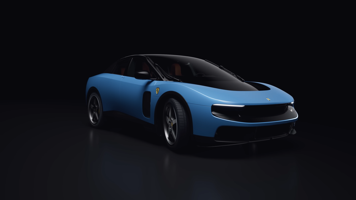 Noul Ferrari Luce, primul model full-electric din istoria mărcii italiene, a fost dezvăluit în prezența președintelui Italiei
