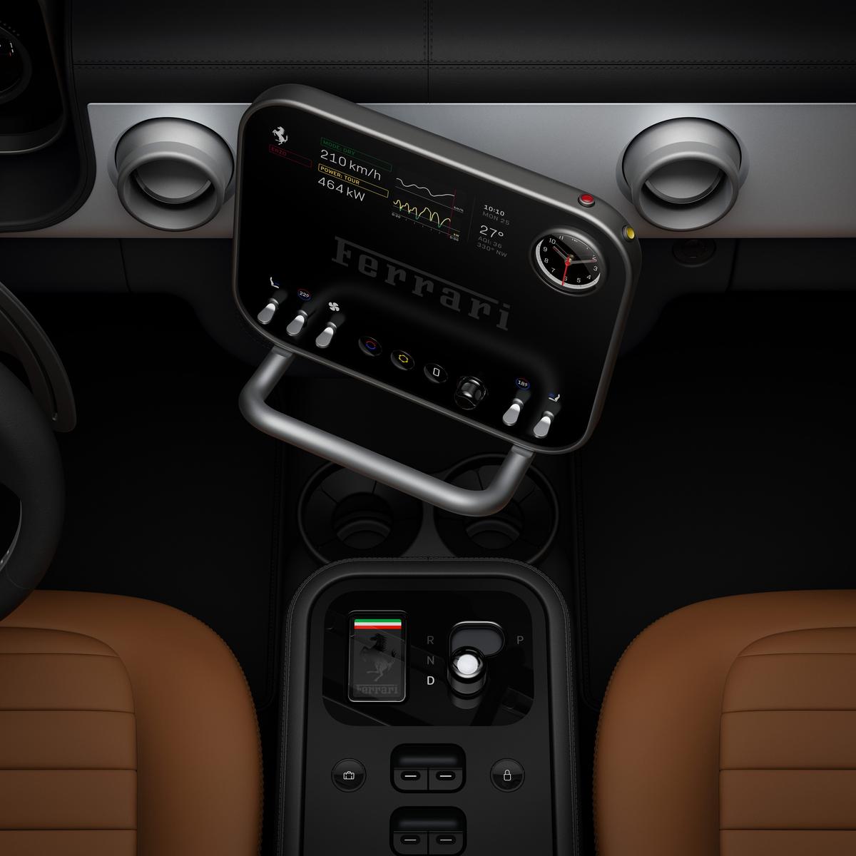 Noul Ferrari Luce, primul model full-electric din istoria mărcii italiene, a fost dezvăluit în prezența președintelui Italiei