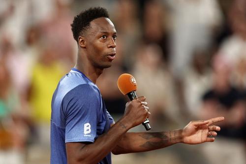 Gael Monfils după ultimul meci jucat la Roland Garros 2026 Foto: Guliver/GettyImages