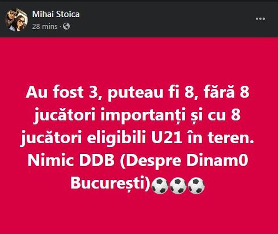 FCSB. Mihai Stoica, dezlănțuit: „Nimic despre Dinam0 București! Au fost 3, puteau fi 8”
