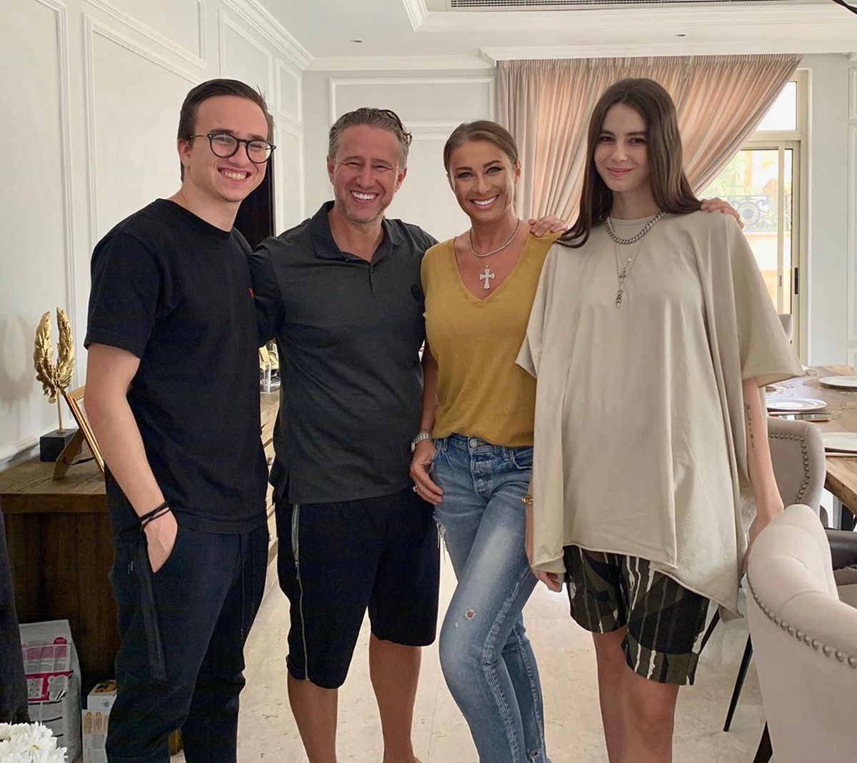 HERMANNSTADT. Din vacanță, Rebecca Dumitrescu a oferit primele declarații de când a intrat în fotbal: „Sunt cu David, dar am văzut meciul”