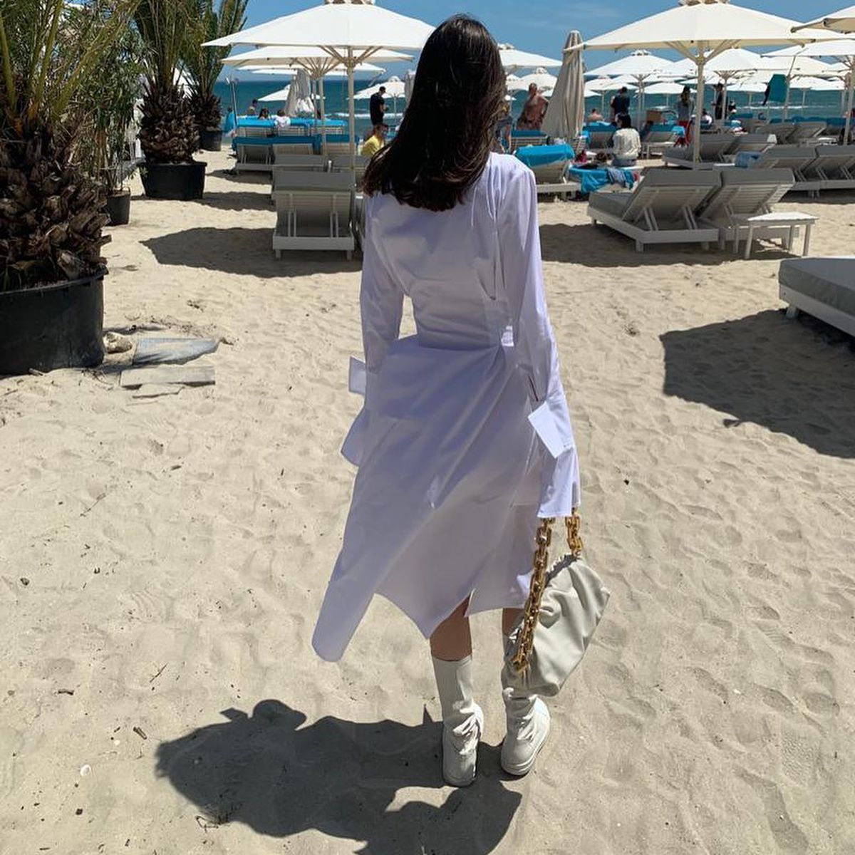 HERMANNSTADT. Din vacanță, Rebecca Dumitrescu a oferit primele declarații de când a intrat în fotbal: „Sunt cu David, dar am văzut meciul”