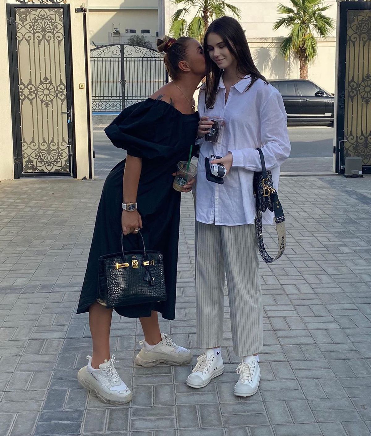 HERMANNSTADT. Din vacanță, Rebecca Dumitrescu a oferit primele declarații de când a intrat în fotbal: „Sunt cu David, dar am văzut meciul”