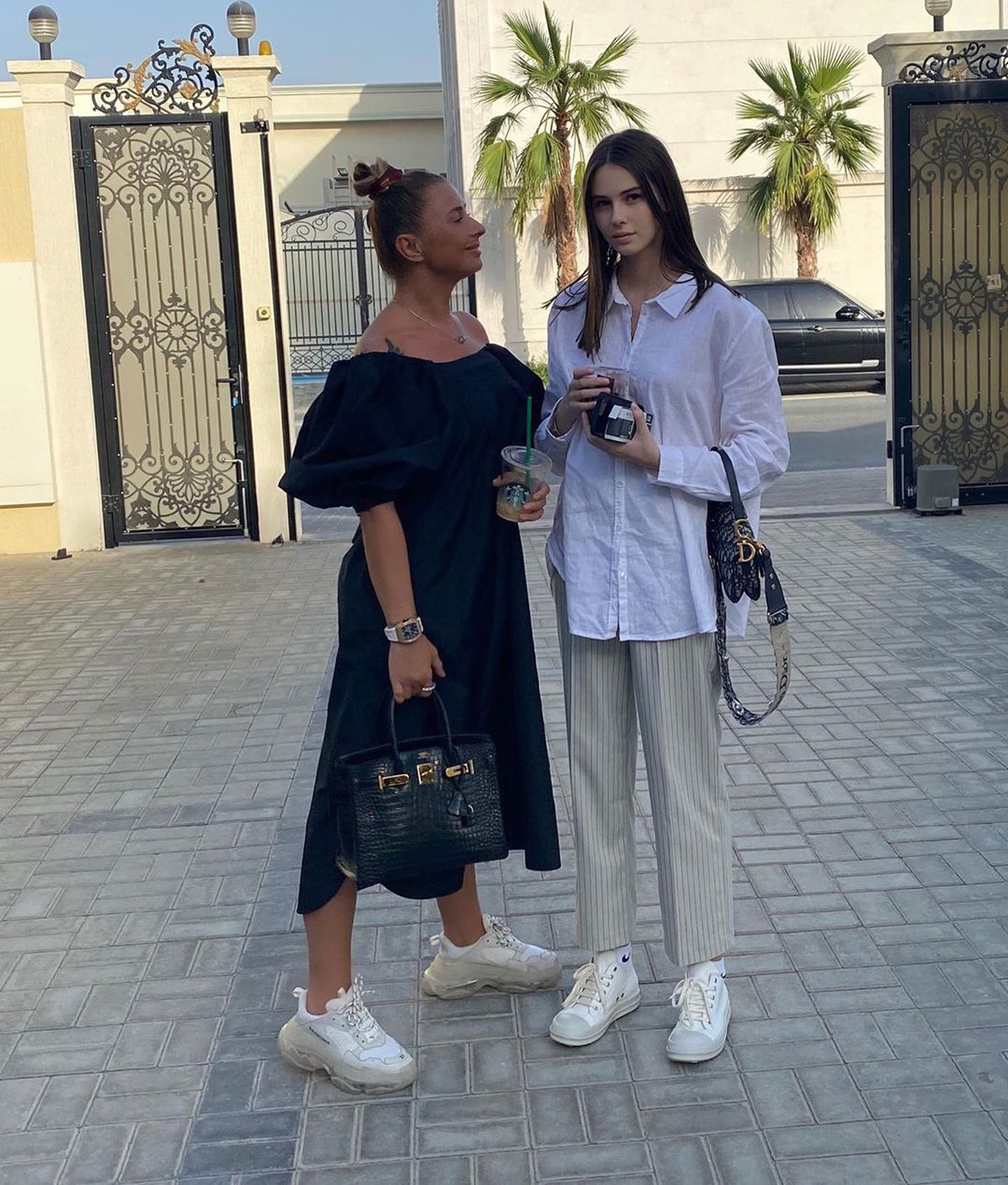 HERMANNSTADT. Din vacanță, Rebecca Dumitrescu a oferit primele declarații de când a intrat în fotbal: „Sunt cu David, dar am văzut meciul”