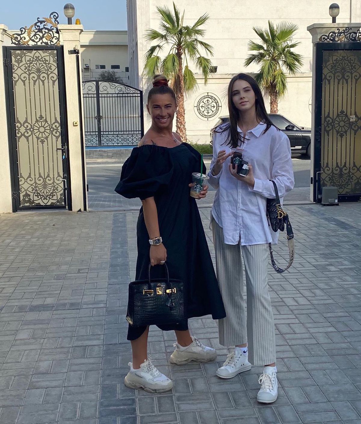 HERMANNSTADT. Din vacanță, Rebecca Dumitrescu a oferit primele declarații de când a intrat în fotbal: „Sunt cu David, dar am văzut meciul”