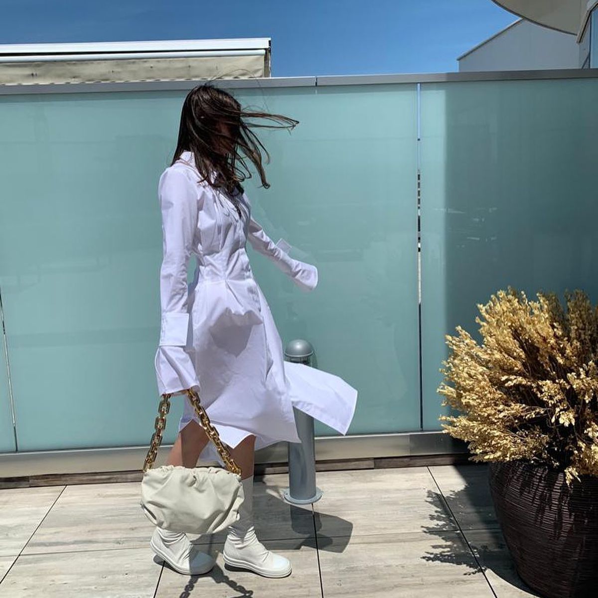 HERMANNSTADT. Din vacanță, Rebecca Dumitrescu a oferit primele declarații de când a intrat în fotbal: „Sunt cu David, dar am văzut meciul”