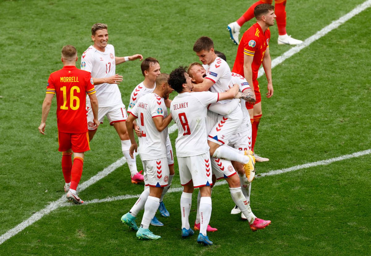 Țara Galilor - Danemarca 0-4 » Știm prima „sfertfinalistă” de la Euro 2020!