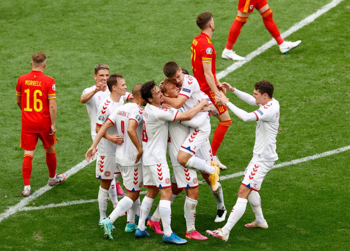 Țara Galilor - Danemarca 0-4 » Știm prima „sfertfinalistă” de la Euro 2020!