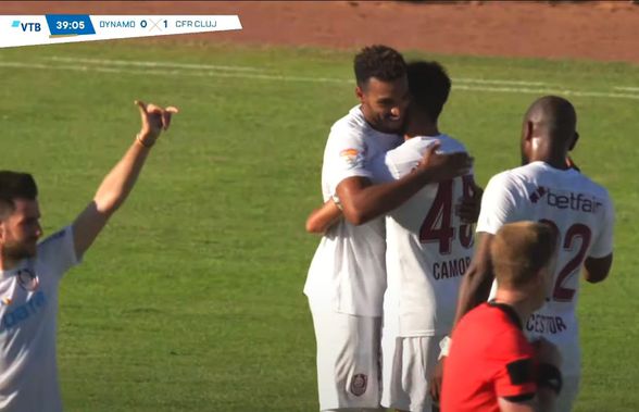 Omrani, gol senzațional în amicalul CFR Cluj - Dinamo Moscova! Echipa folosită de Marius Șumudică