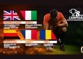 Opt foste campioane au retrogradat la finalul sezonului 2022/23 în fotbalul european, inclusiv din Liga 1