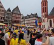 Fanii României au sărbătorit în piața din Frankfurt calificarea în optimile EURO 2024