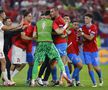 Altercația de la finalul meciului Cehia - Turcia / Sursă foto: Imago Images