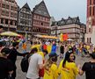 Splendoare galbenă la Frankfurt » Românii au luat cu asalt Germania: imagini nebune cu sărbătoarea fanilor după calificarea naționalei