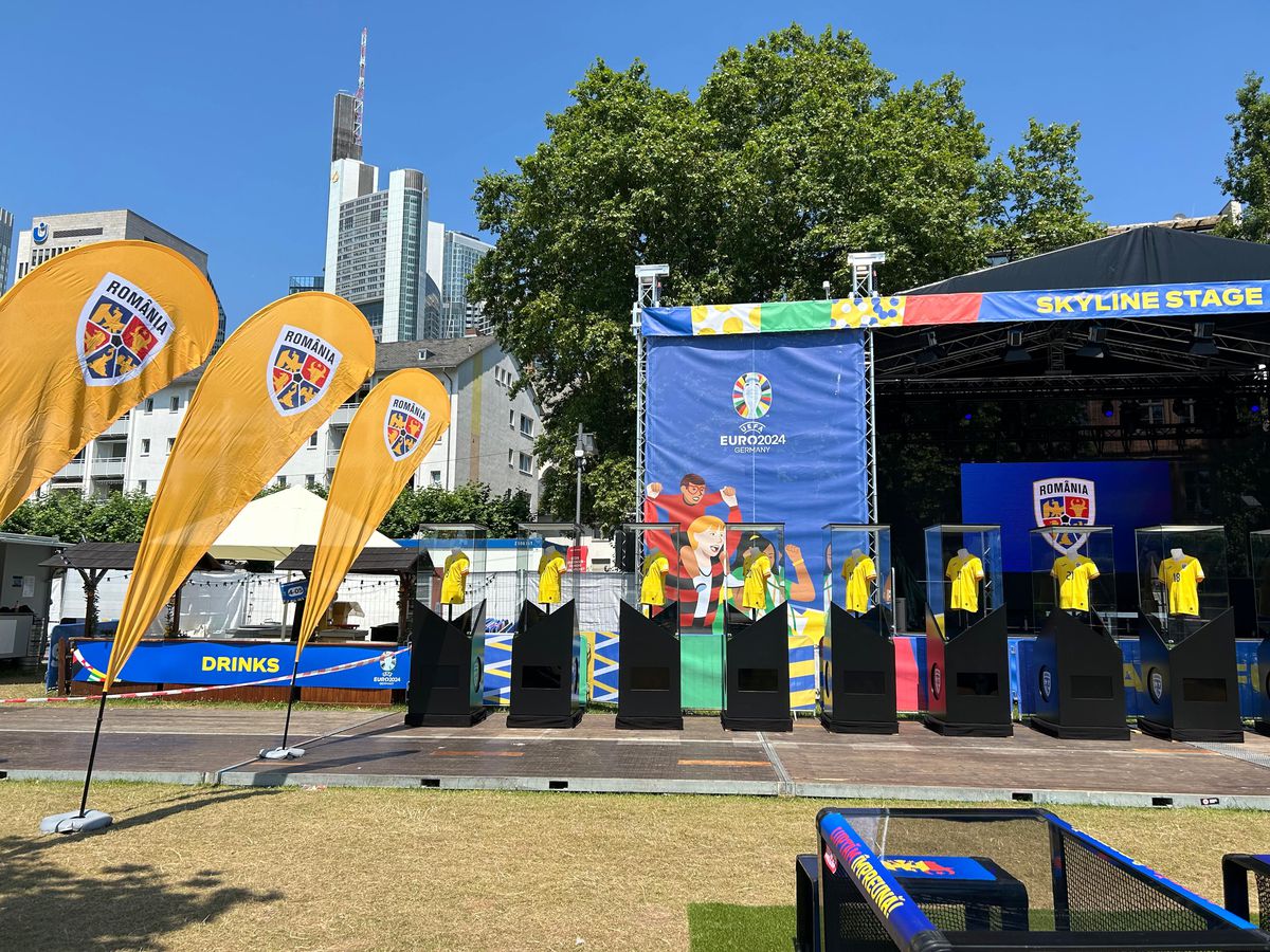 Atmosferă ca „acasă” la Frankfurt. Suporterii „tricolorilor” au luat cu asaltul orașul-port