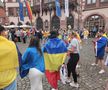 Fanii României au sărbătorit în piața din Frankfurt calificarea în optimile EURO 2024