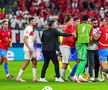Altercația de la finalul meciului Cehia - Turcia / Sursă foto: Imago Images