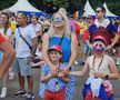 România are cele mai spectaculoase susținătoare! Imagini din fan zone-ul din Frankfurt