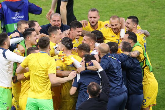 Bucuria României, după egalul cu Slovacia, foto: Gettyimages