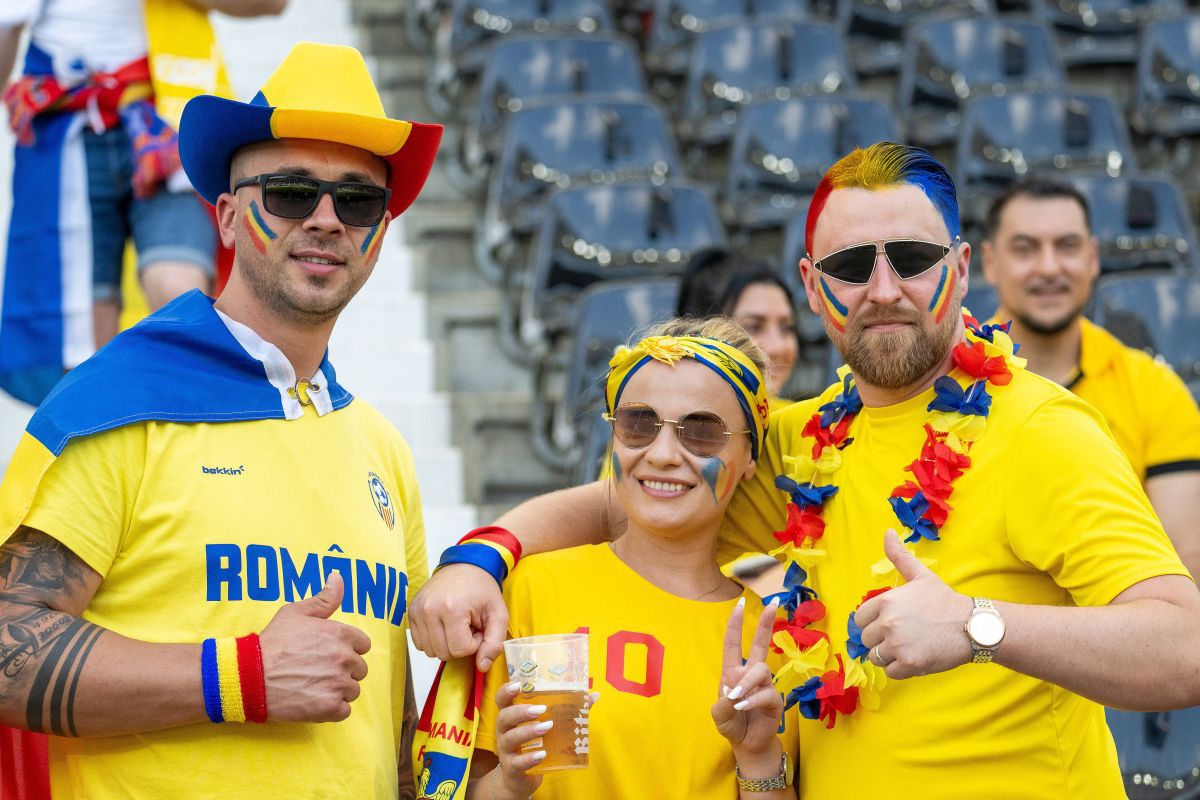 Slovacia - România, imagini cu fanii „tricolorilor” la intrarea în stadion + atmosfera creată de români