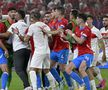 Altercația de la finalul meciului Cehia - Turcia / Sursă foto: Imago Images