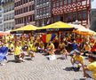 Atmosferă ca „acasă” la Frankfurt. Suporterii „tricolorilor” au luat cu asaltul orașul-port