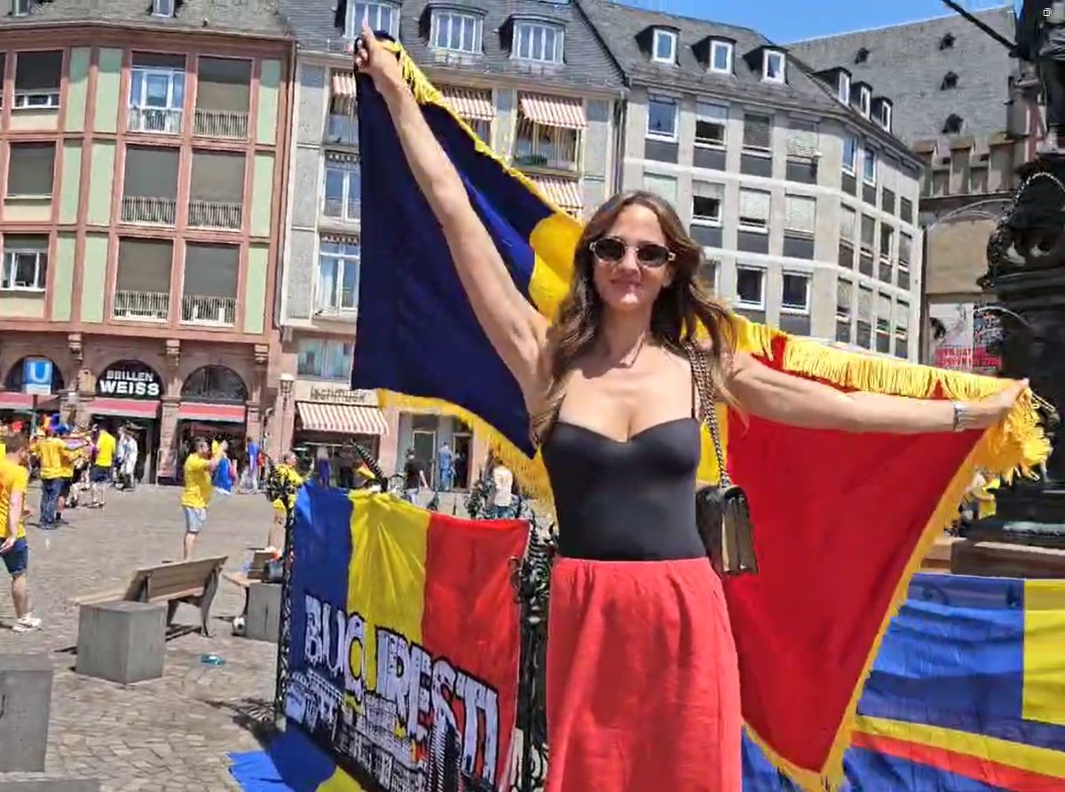 O grecoaică ce a furat privirile tuturor ține cu România » Ce scor a oferit pentru meciul cu Slovacia