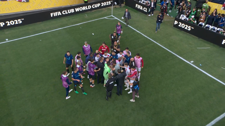 Scene tensionate la Inter - River Plate. Cristi Chivu, implicat direct