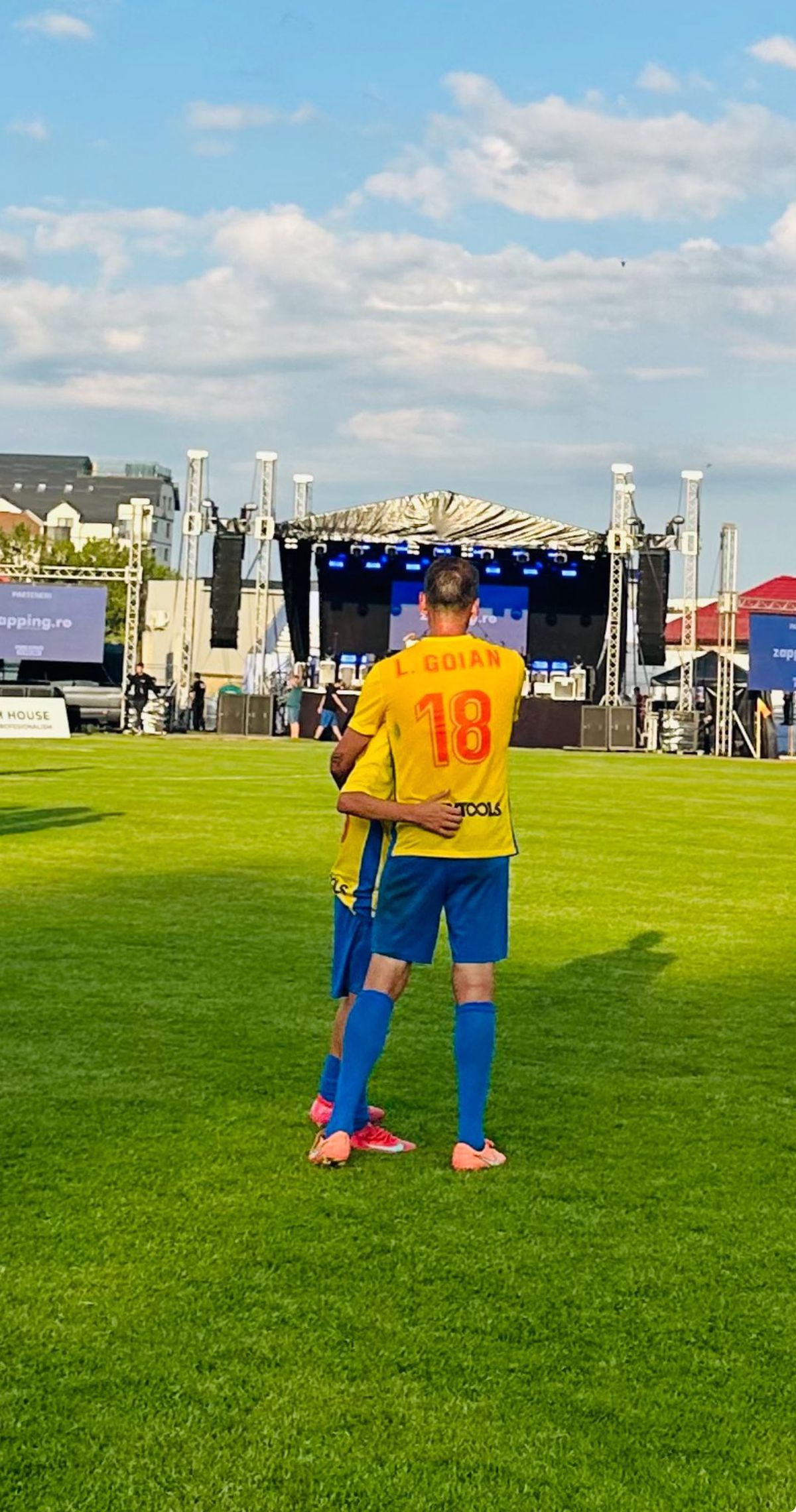 Meciul de retragere al lui Dorin Goian