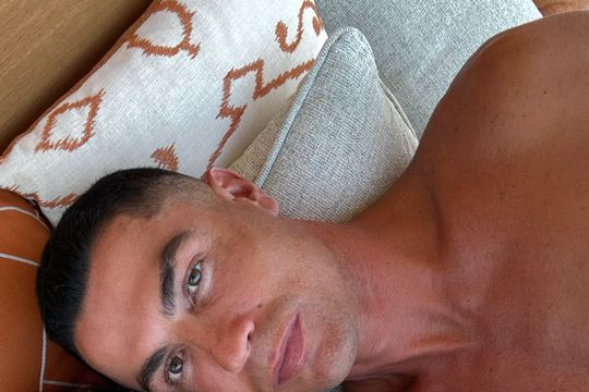 Fotografia postată de Georgina în ziua anunțului transferului lui Cristiano