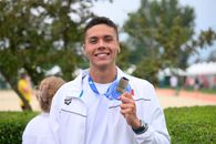 David Popovici, pus pe glume după ce a cucerit titlul care-i lipsea cu cel mai bun timp al anului: „Mă cam pune antrenorul!”