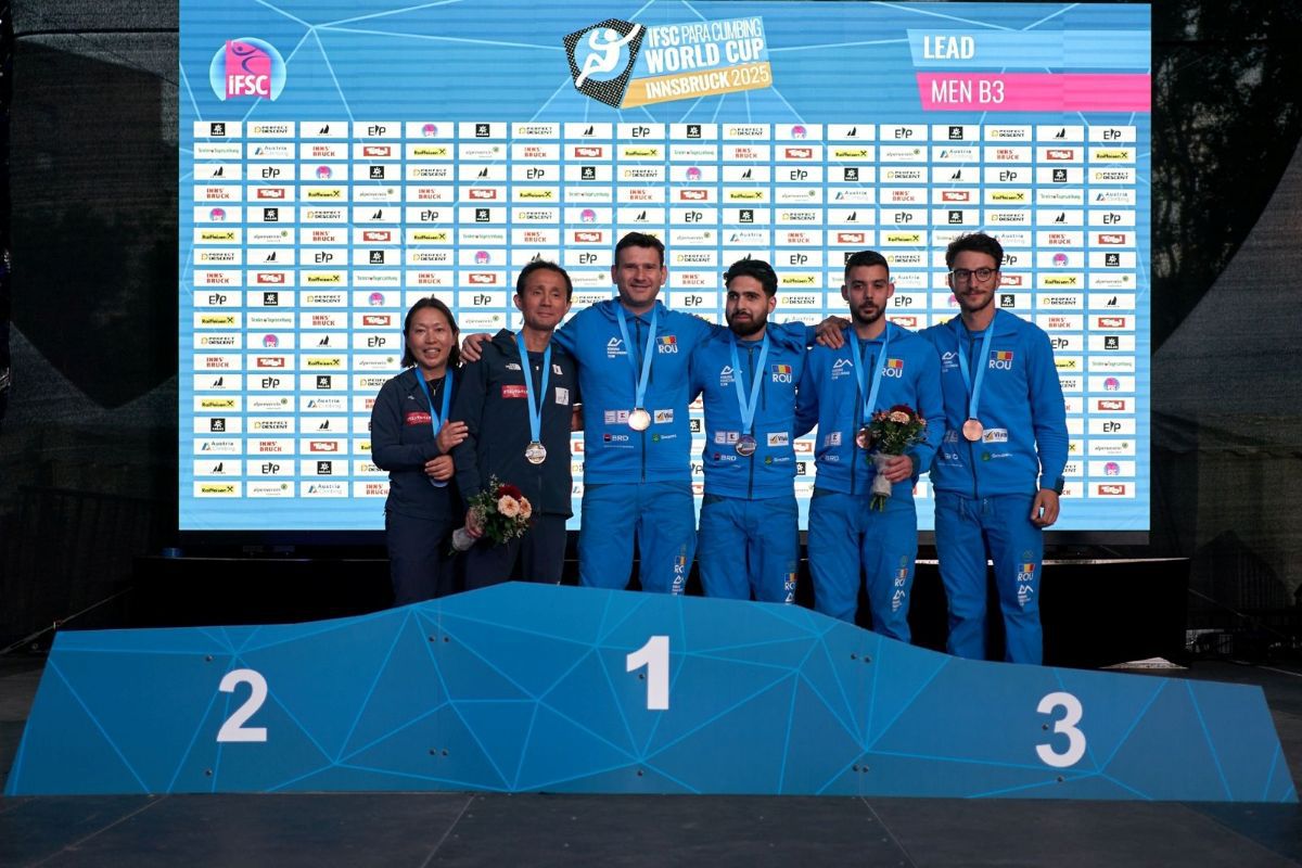 Lotul de paraclimbing al României prezent la etapa de Cupă Mondială de la Innsbruck