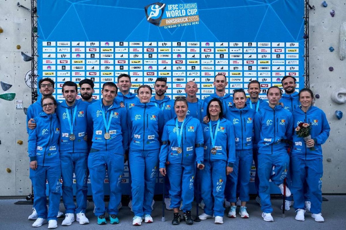 Lotul de paraclimbing al României prezent la etapa de Cupă Mondială de la Innsbruck