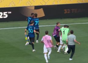 Scene ireale după Inter - River » Cristi Chivu a sprintat și l-a luat de guler + Dumfries a fugit la vestiare pentru a evita haosul