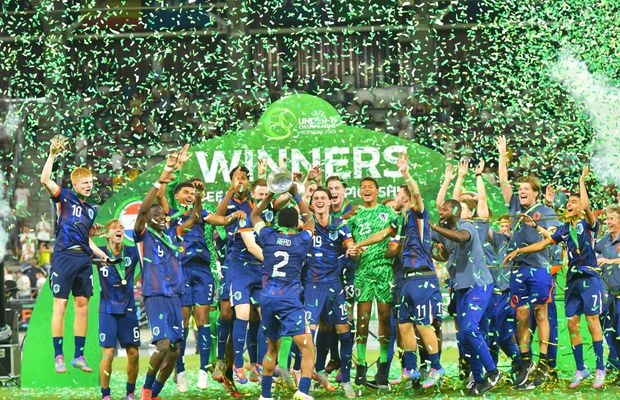 Spania U19 - Olanda U19 0-1. Viitor „portocaliu”: un autogol pe Giulești a tranșat finala Europeanului U19. Burleanu și arbitrii, huiduiți la premiere