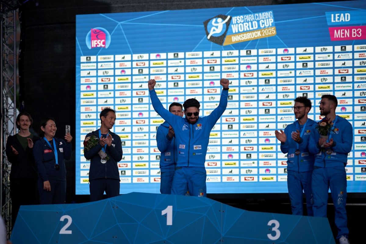 Lotul de paraclimbing al României prezent la etapa de Cupă Mondială de la Innsbruck