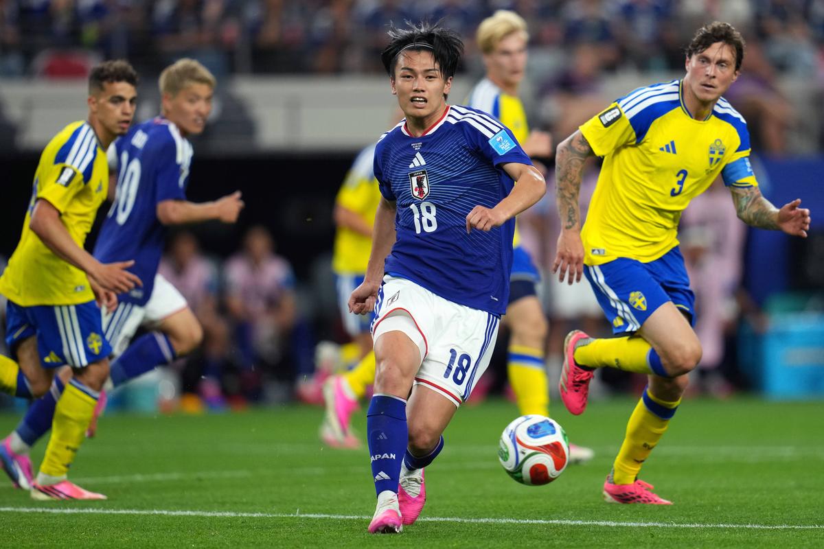 Japonia - Suedia, Campionatul Mondial 2026, imagini de meci // foto: Imago