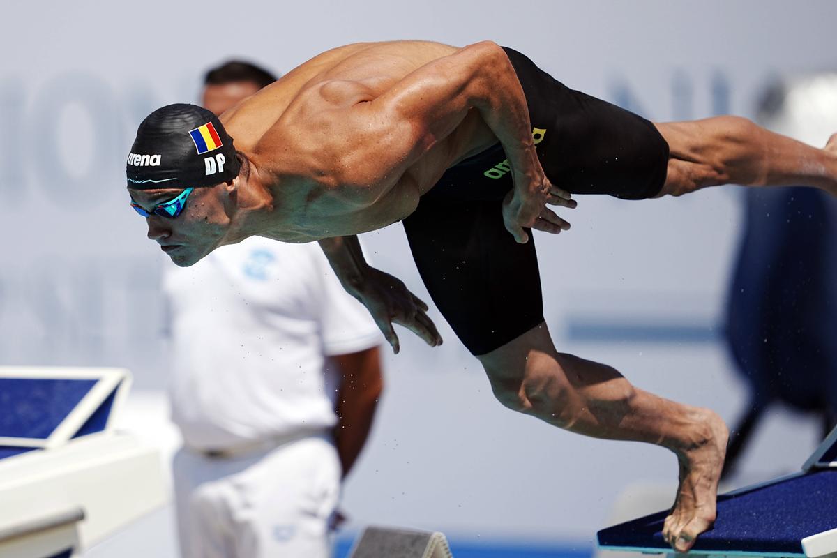 David Popovici, în finala la 50 metri liber de la Trofeul Settecolli