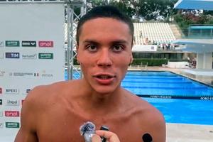 David Popovici, după cel mai bun timp al carierei la 50 de metri: „Cu prietenul meu brazilian mă văd mâine, la sută”