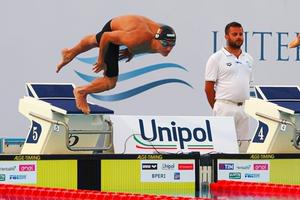 David Popovici concurează la Settecolli în proba de 100 m liber